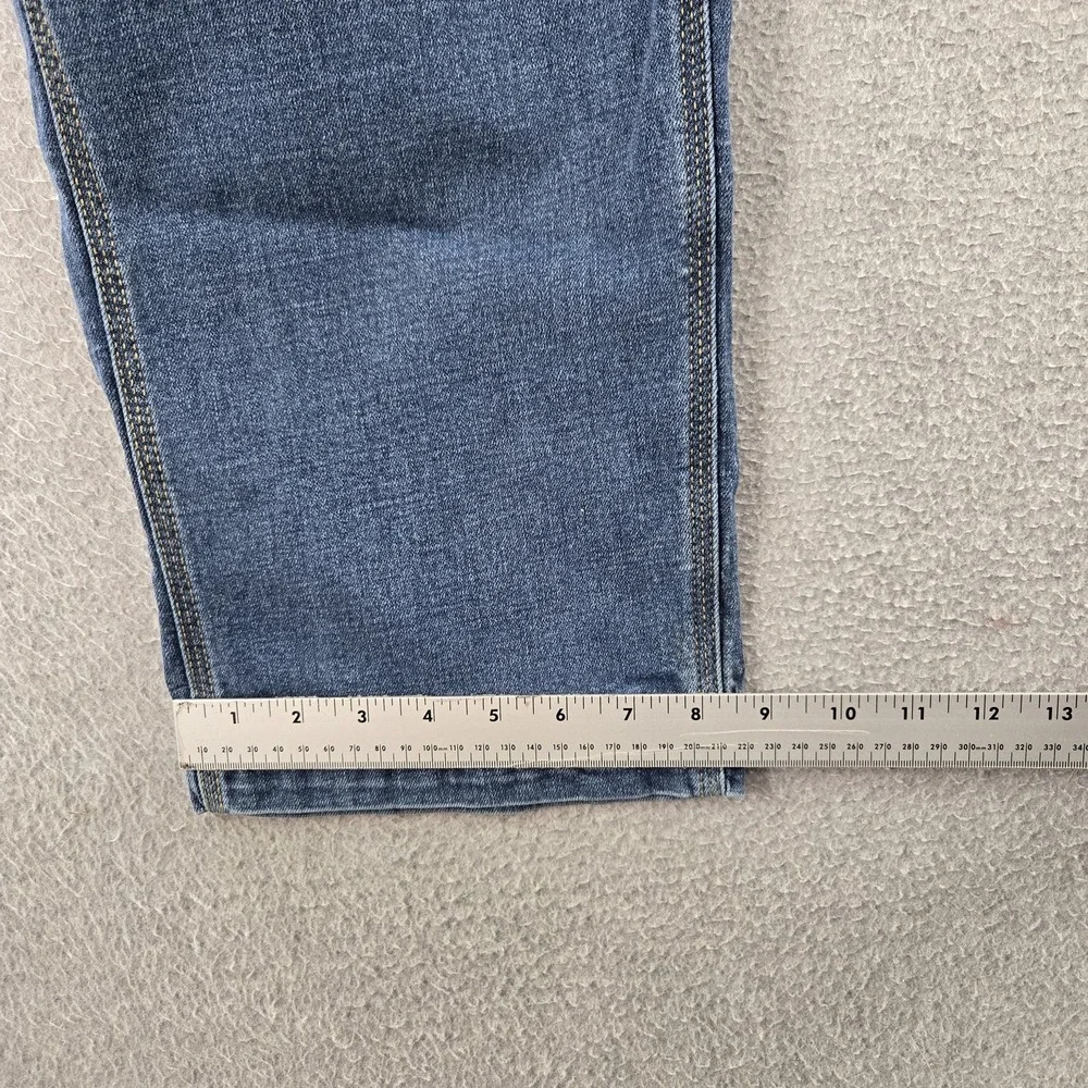 CAT Men Jeans 38X32 Blue Denim Workwear 27